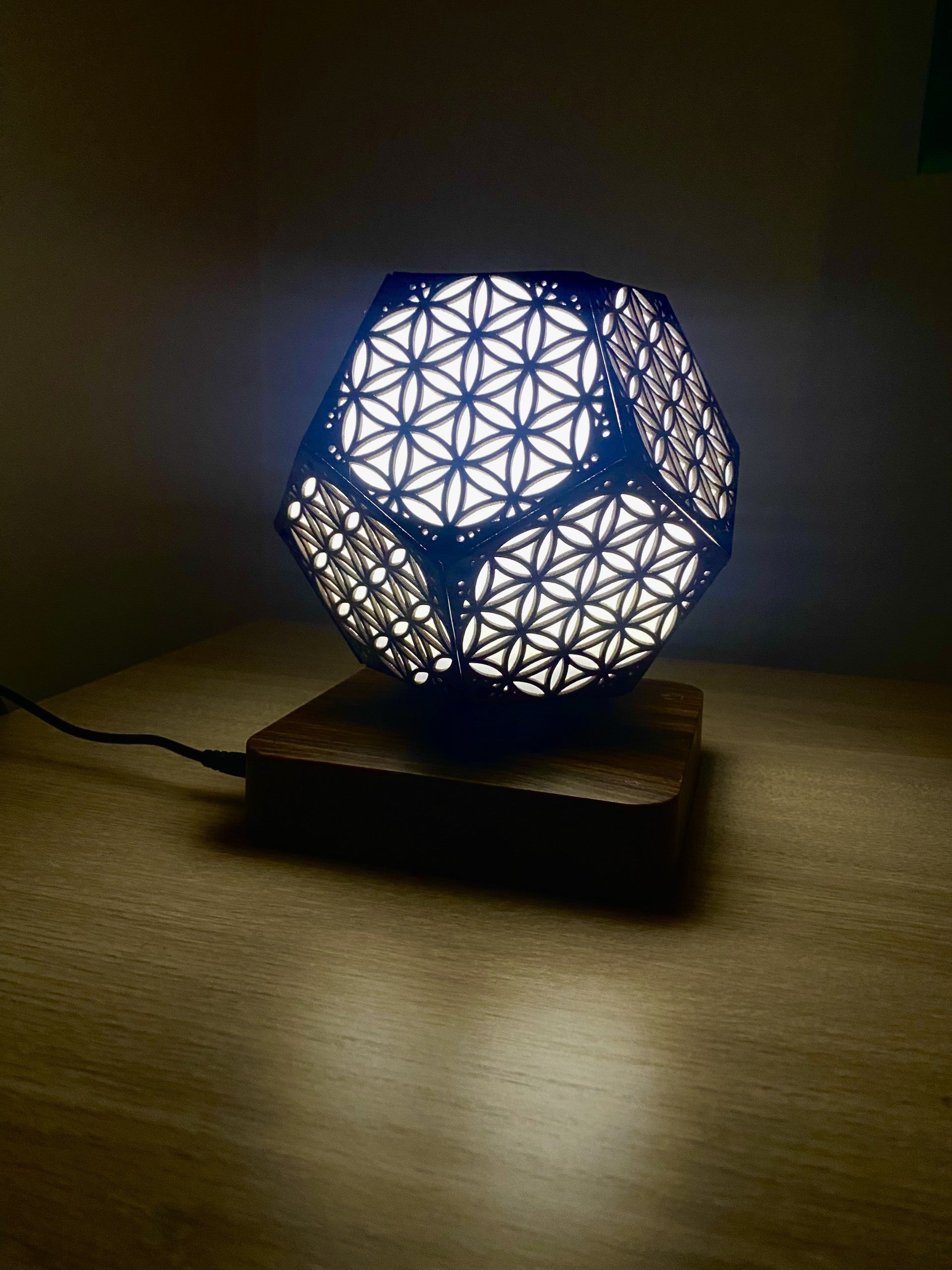 Flower of Life Pattern Ambient Light