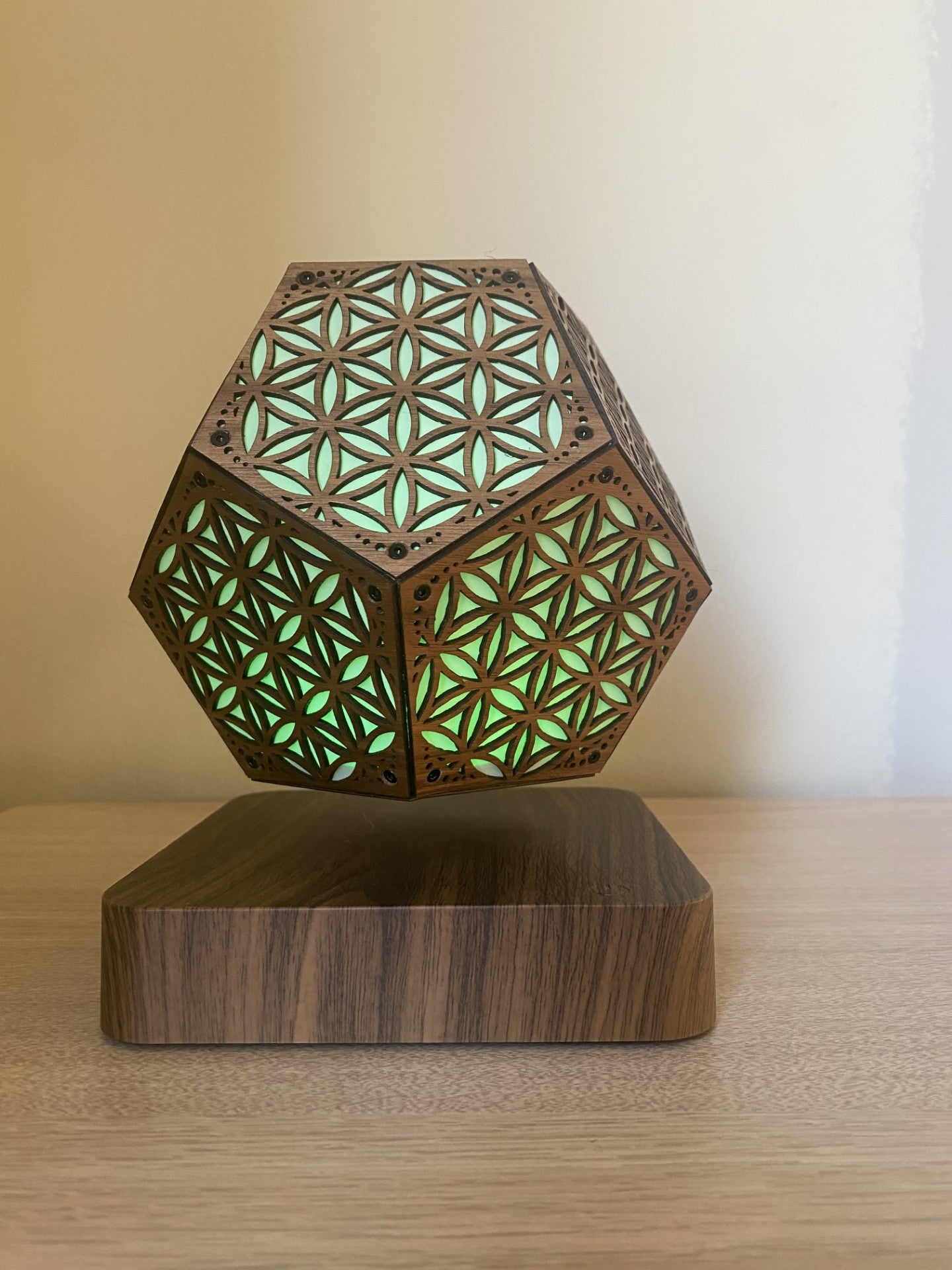 Flower of Life Pattern LED Rainbow Colors