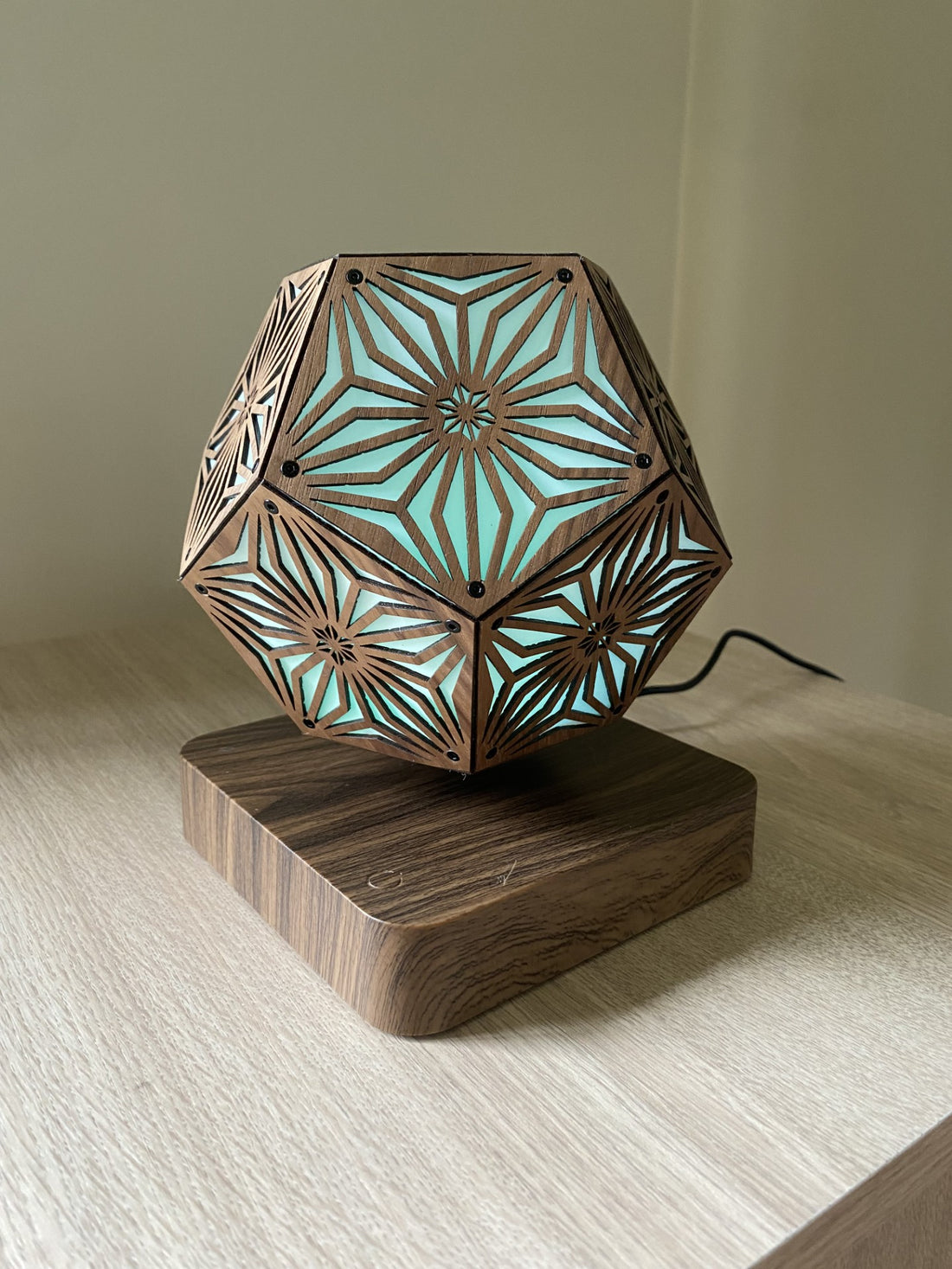 Asanoha Pattern LED Rainbow Colors