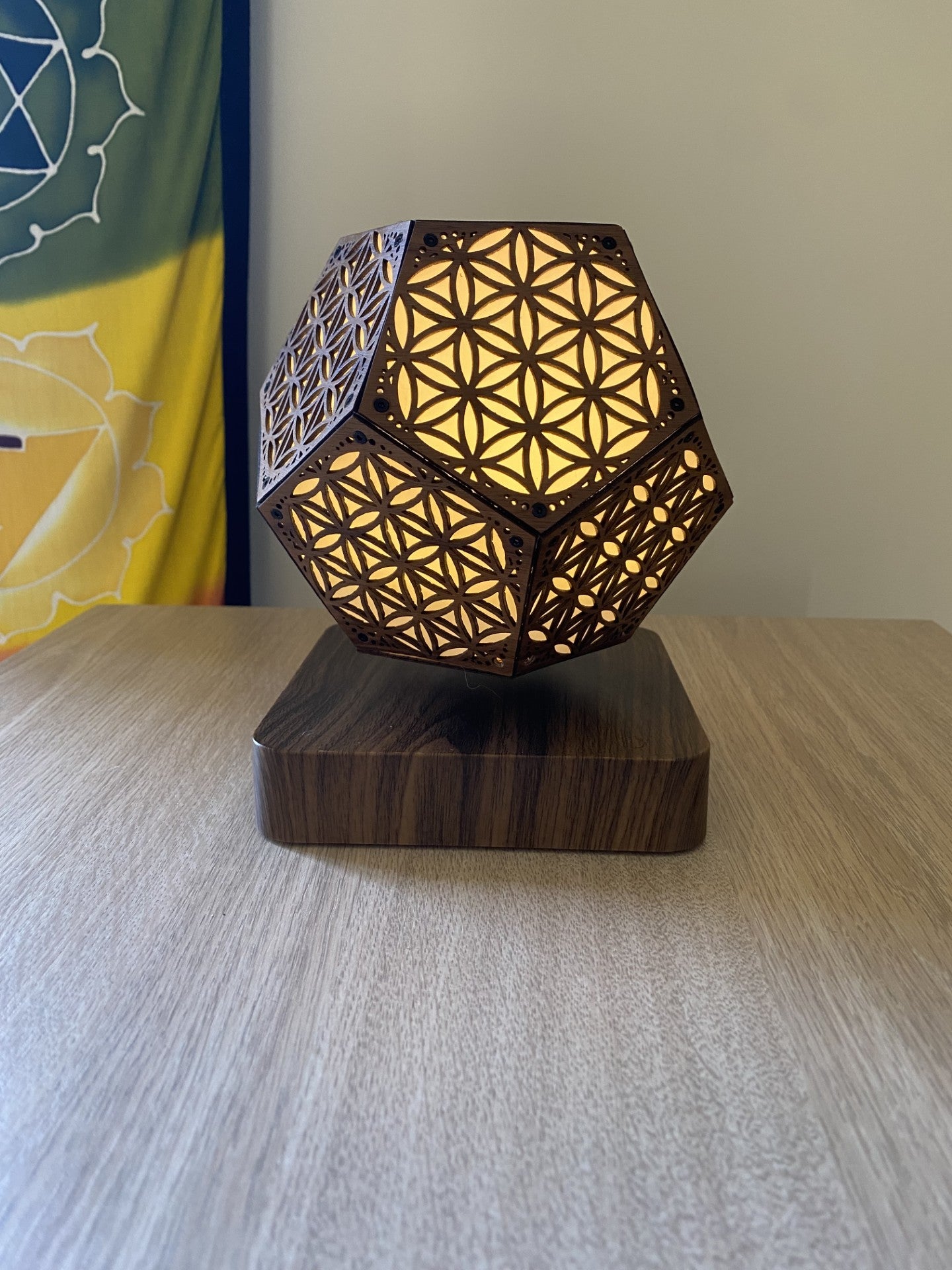 Flower of Life Pattern Ambient Light