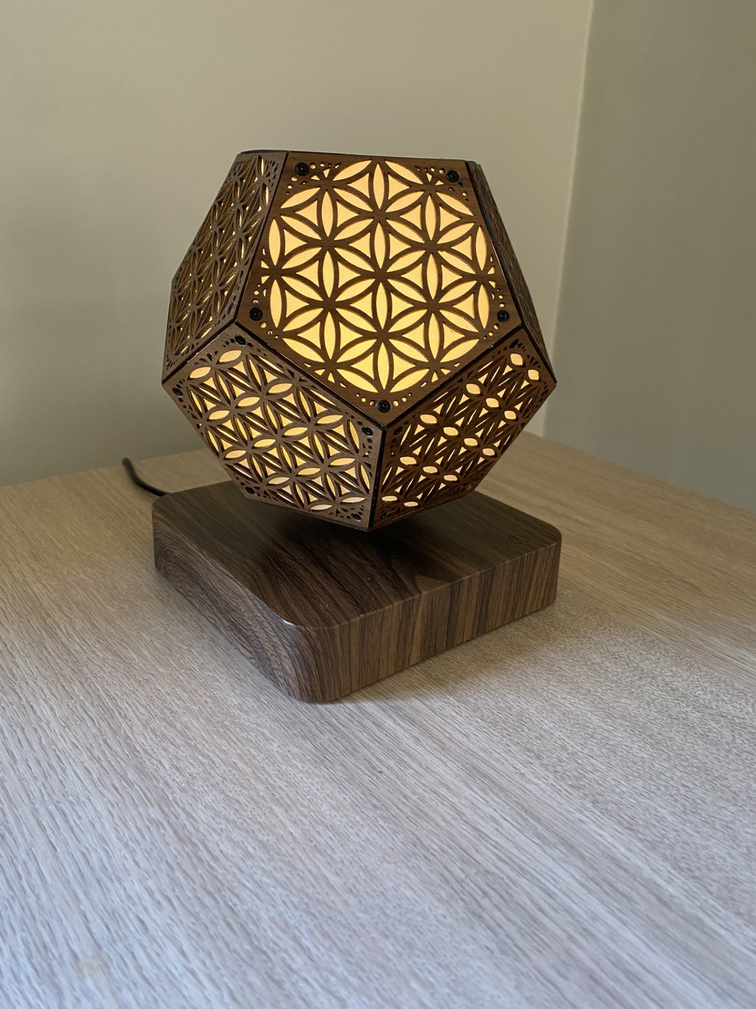Flower of Life Pattern Ambient Light